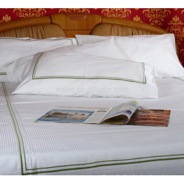 Bulk Sale Embroidery Pillow Case White Cotton Oxford Style Embroidered Pillowcases